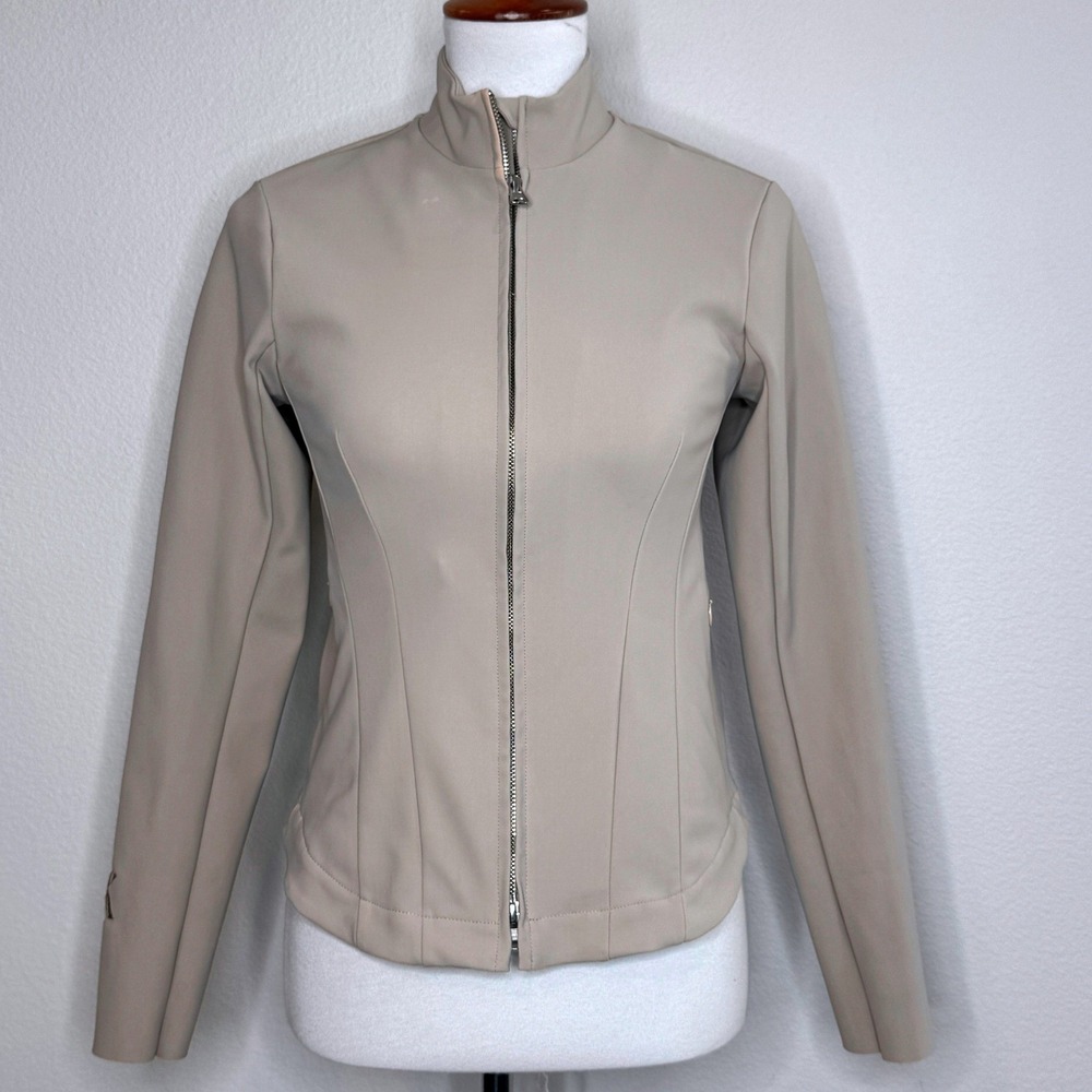 YAGYA Signature Riding Equestrian Jacket SMALL Tan Horse Sports Pockets